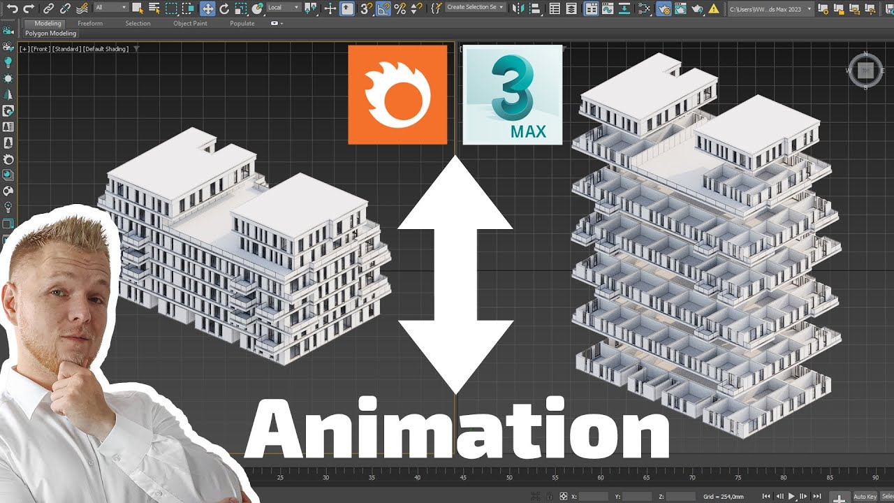 How To Animate Any Building In 3dsMax VizAcademy UK