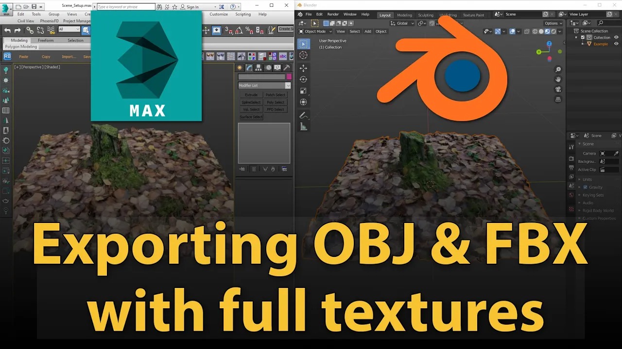 How to export 3dsMax file to OBJ & FBX with full textures - ArchvizHow